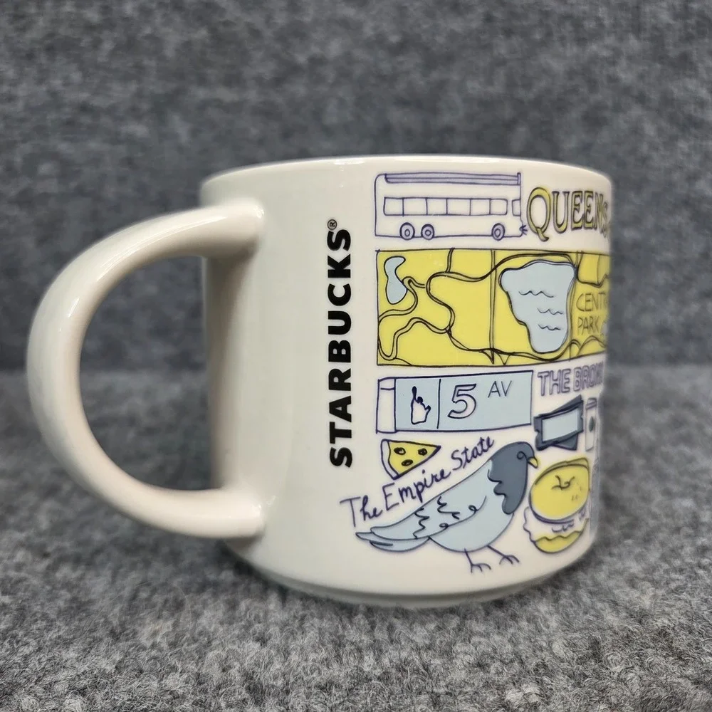 Starbucks New York City NYC Been There Series Ceramic Coffee Mug Cup 14 oz